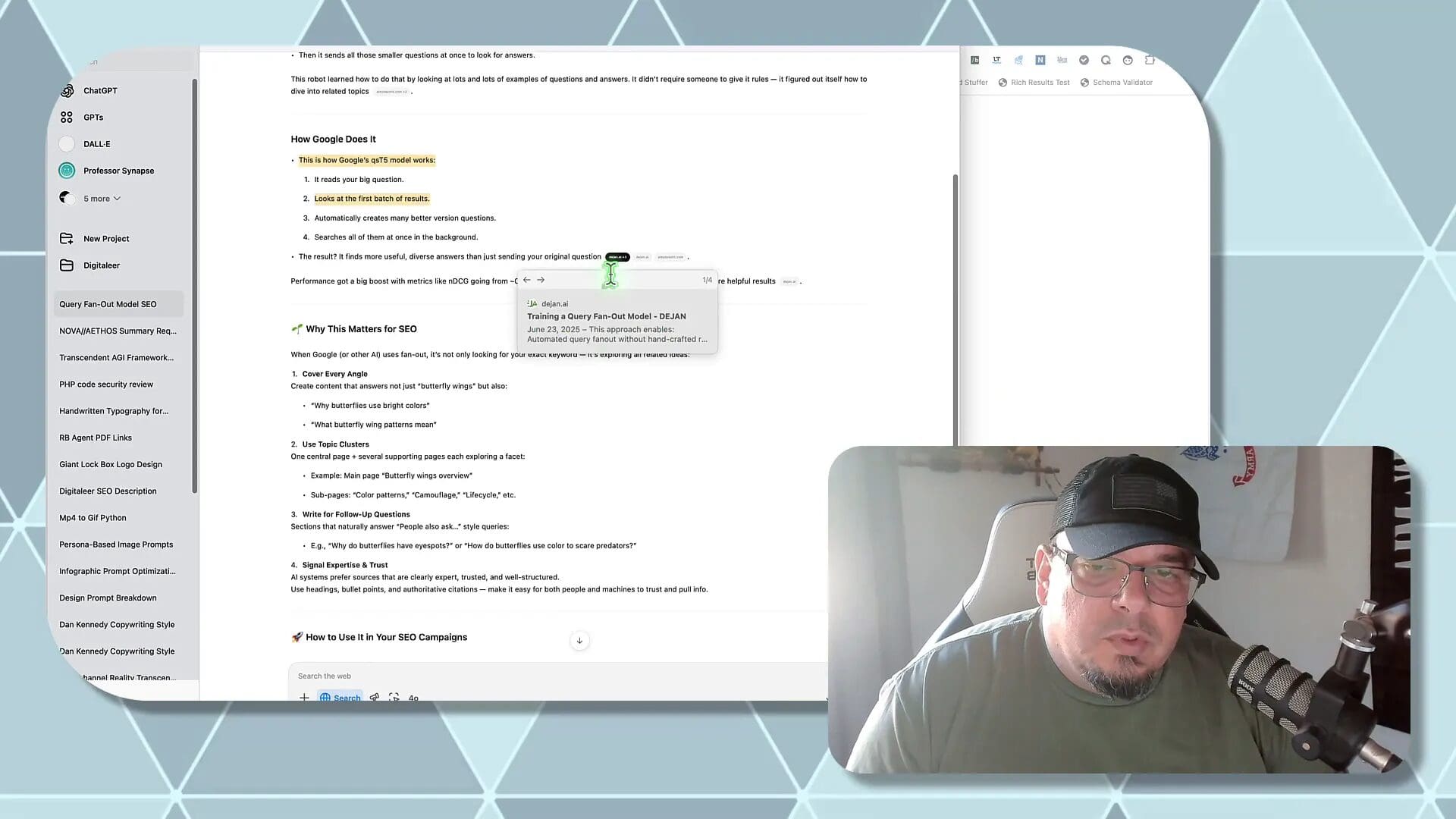 Nova AI explaining query fan-out models