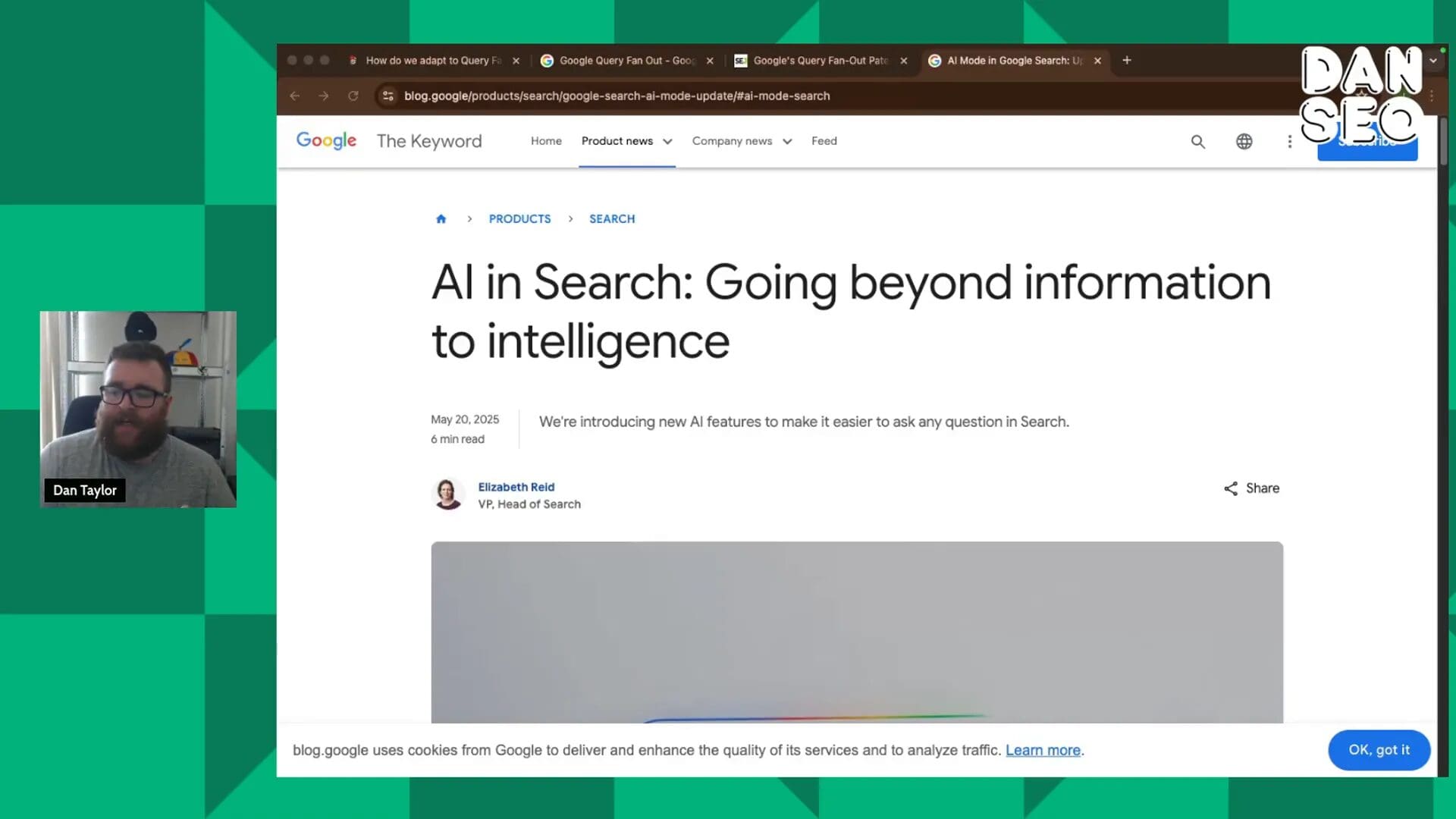 AI expanding single query into multiple subqueries and synthesizing answers